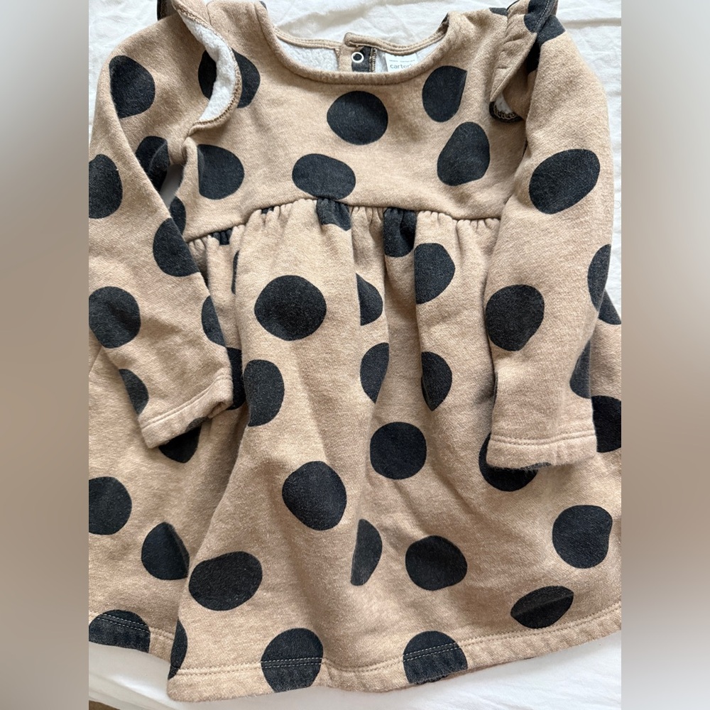 Polka Dot Long Sleeve Dress